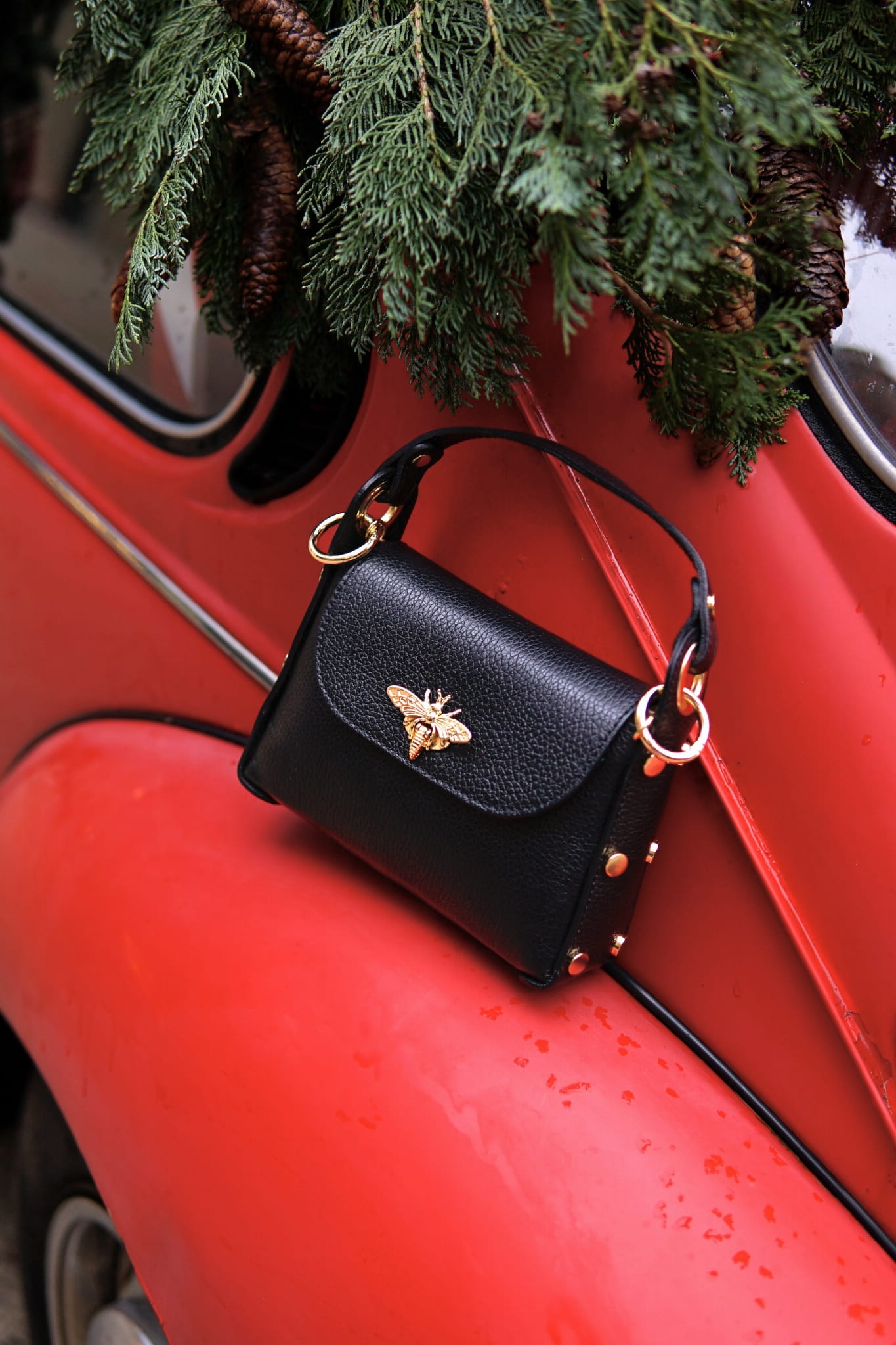 Torebka Damska Skórzana Alta Czarna