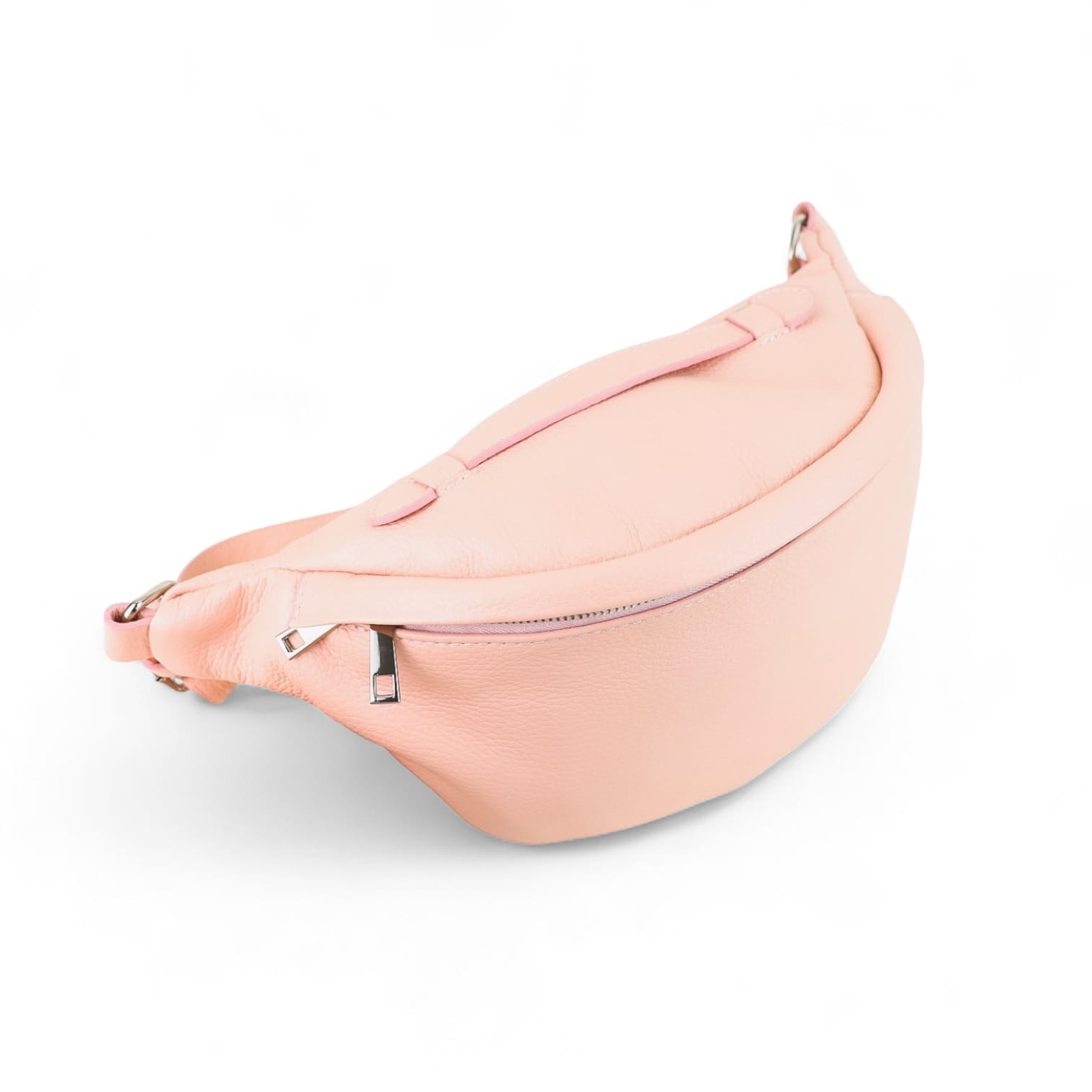 Torebka Damska Licowa skóra Vanni Pudrowa