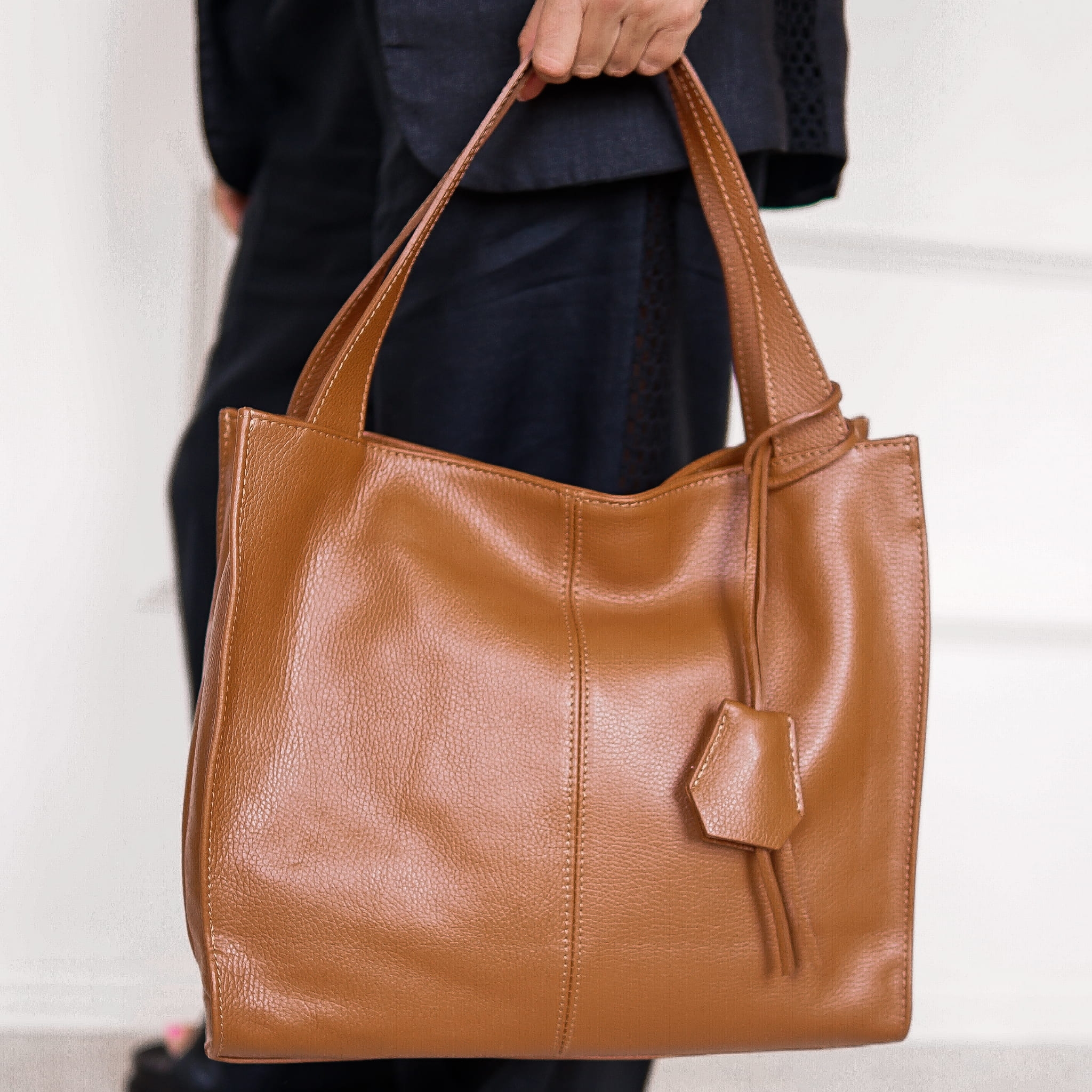 Torebka Damska Shopper, skóra naturalna Elif Ruda