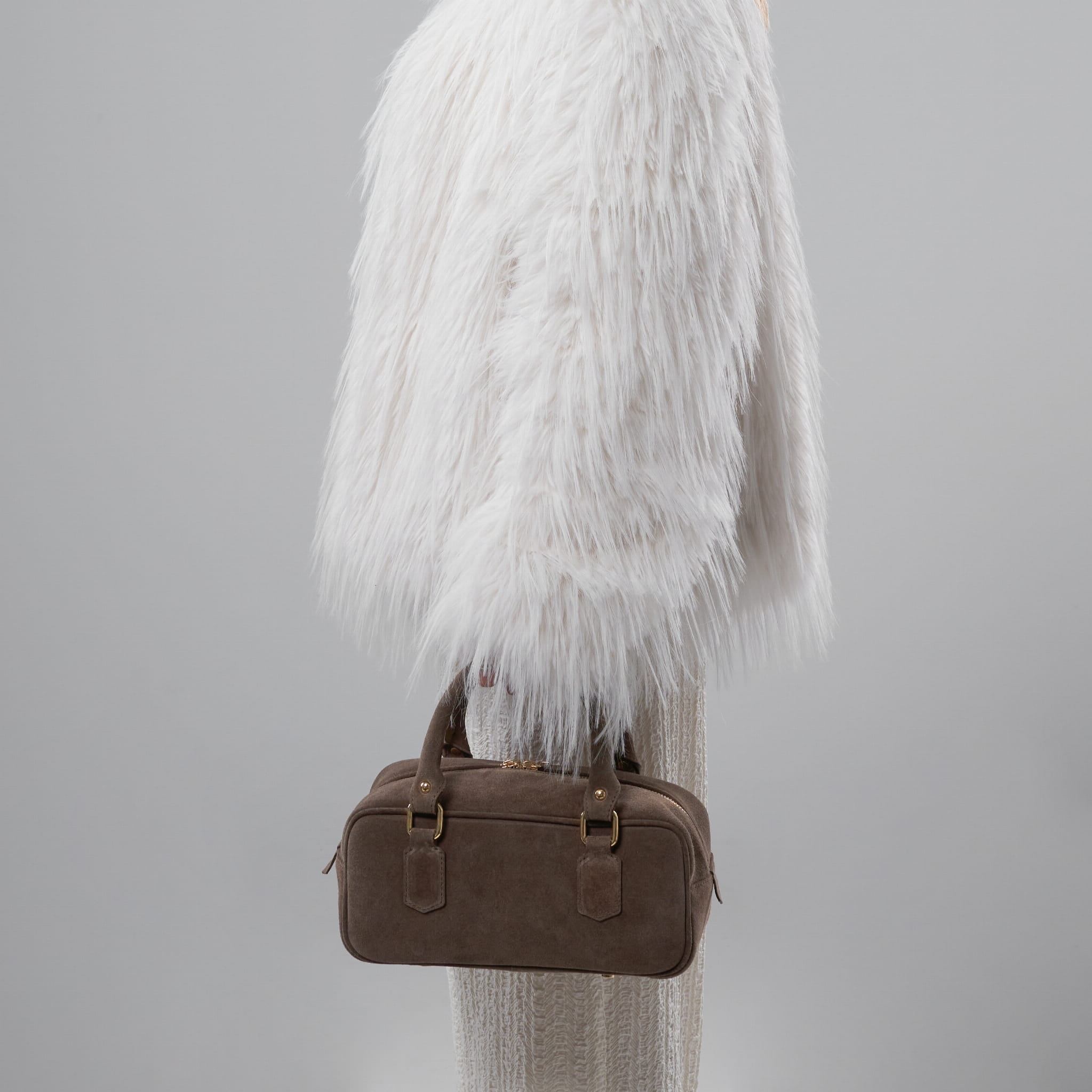 Torebka Damska, zamszowa Michela Cappucino