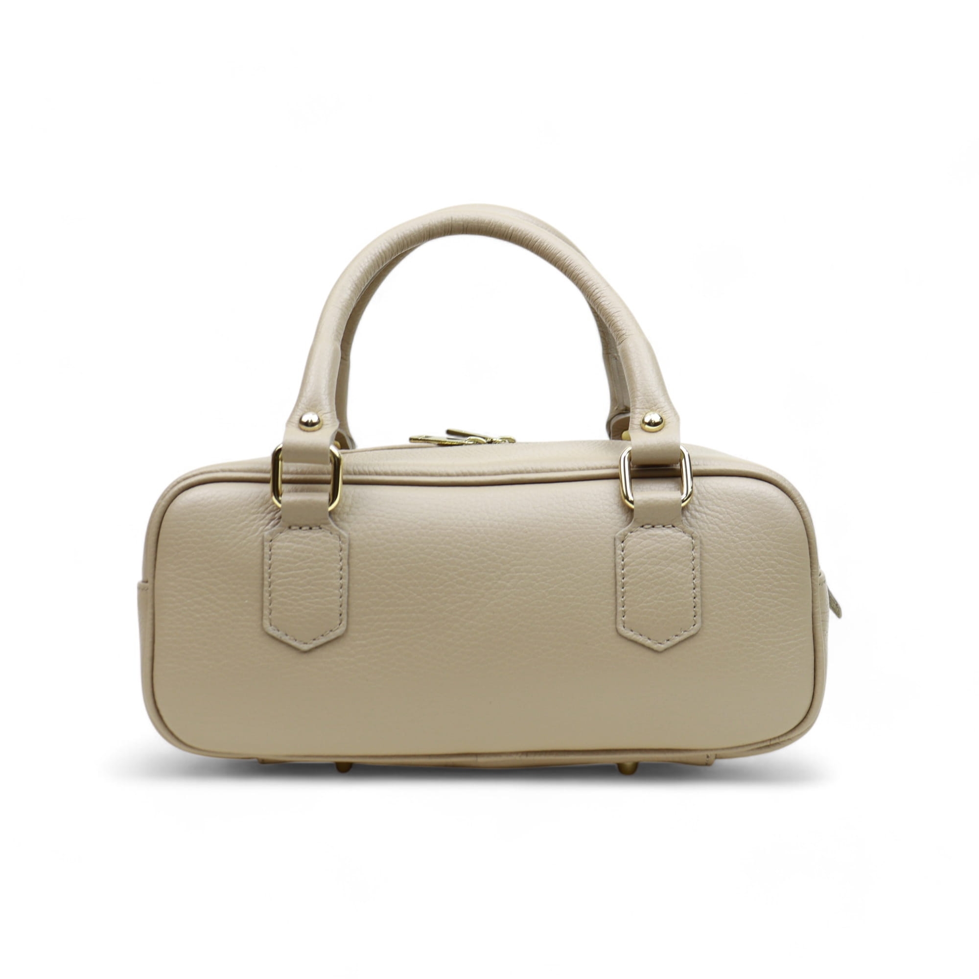 Torebka Damska skóra naturalna Michela Beżowa (skórzana) 