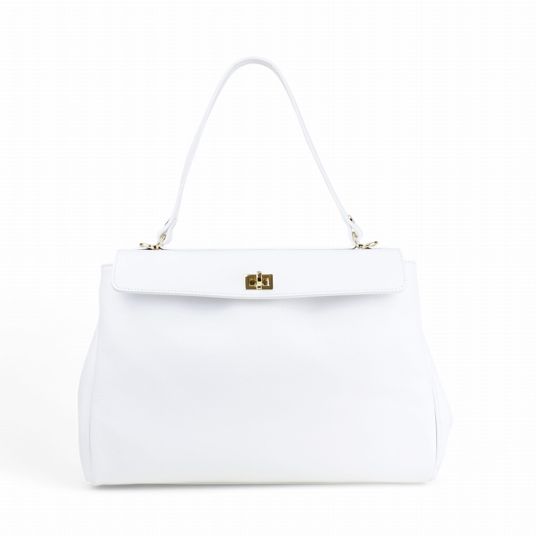 Torebka Skórzana Kira Biała (skóra)