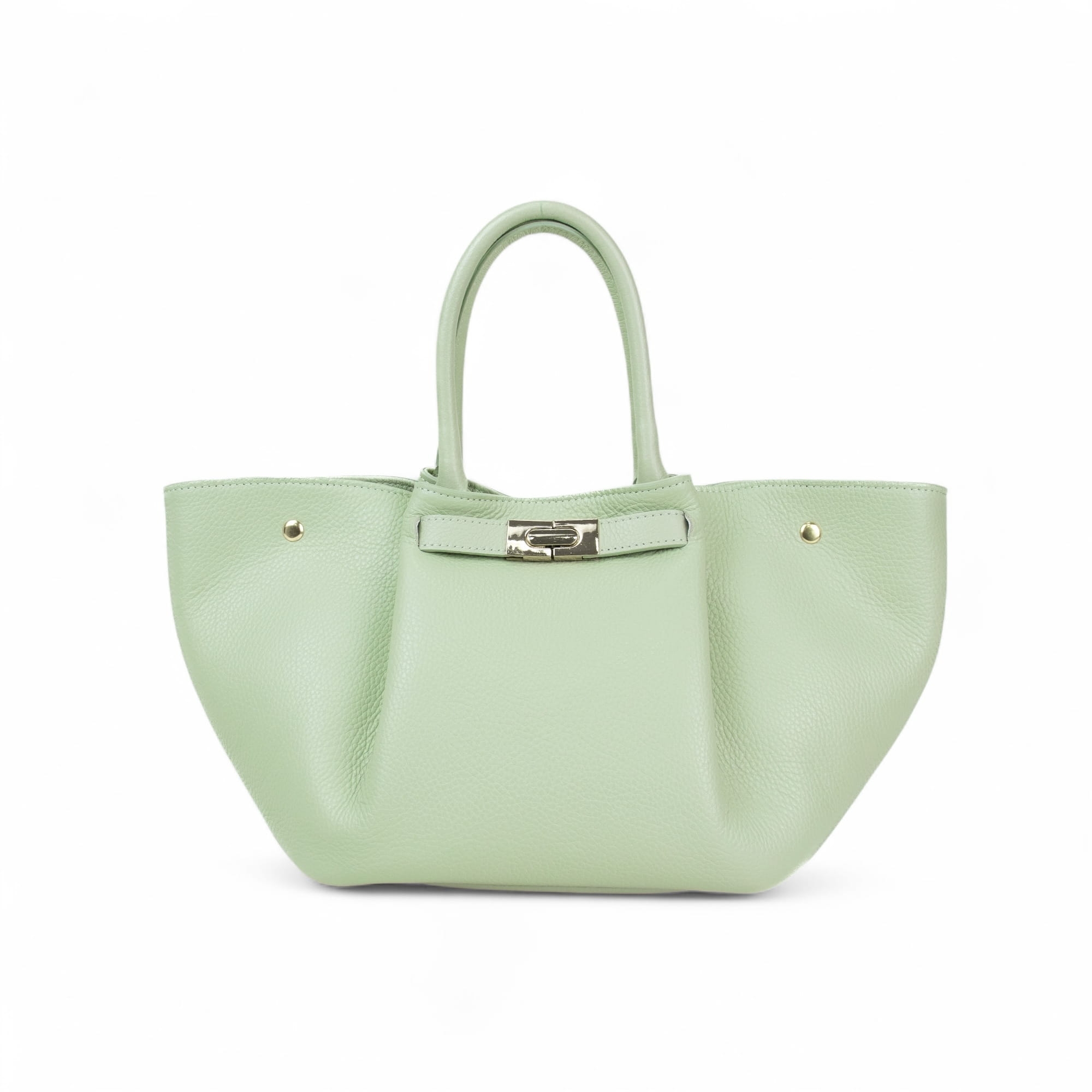 Torebka Damska skóra naturalna Balbina Miętowa (skóra)