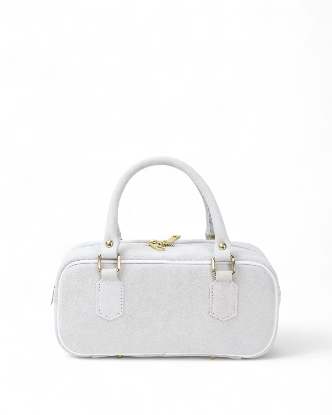 Torebka Damska, zamszowa Michela Jasnoszara