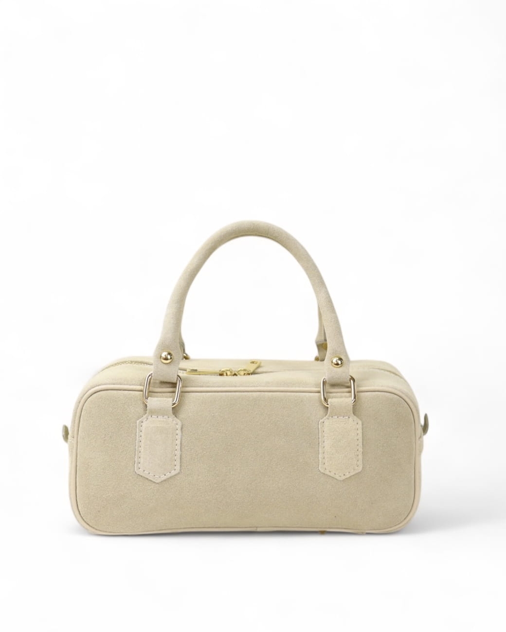 Torebka Damska, zamszowa Michela Ecru