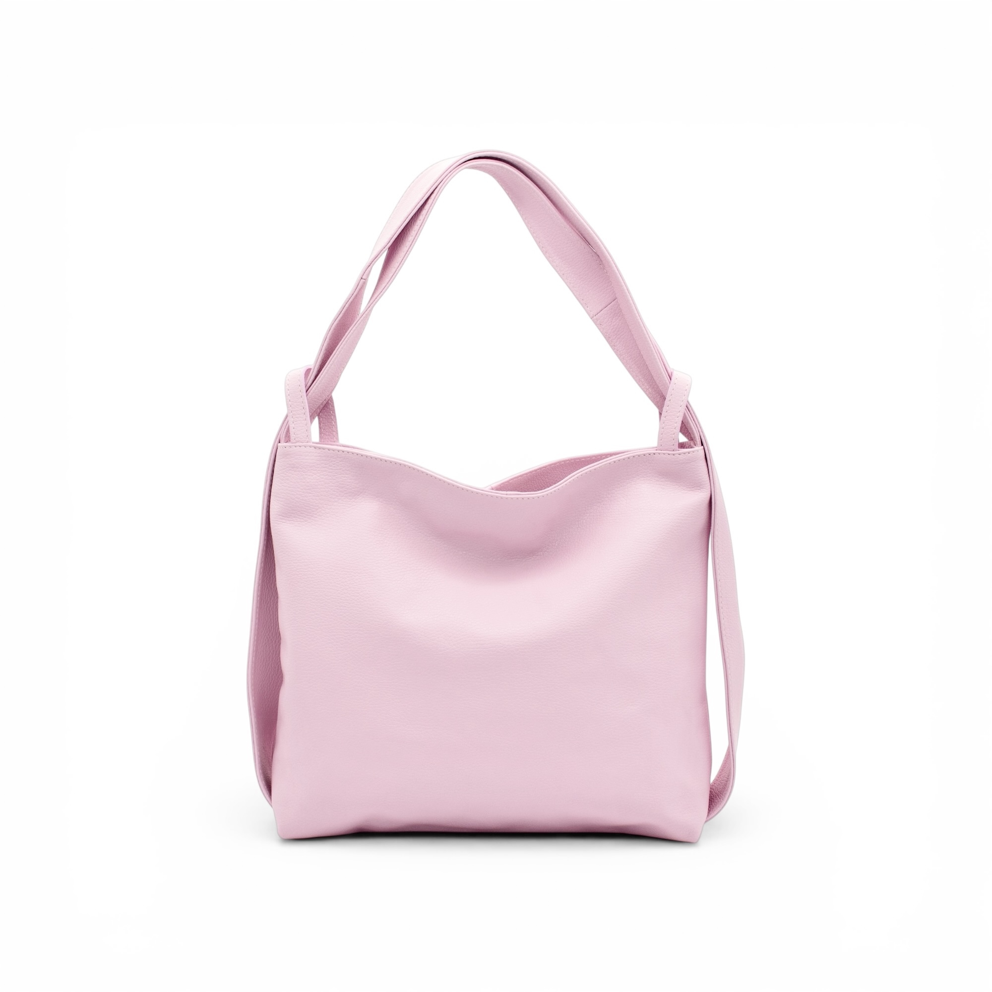 Torebka Damska, licowa skóra Buona Różowa