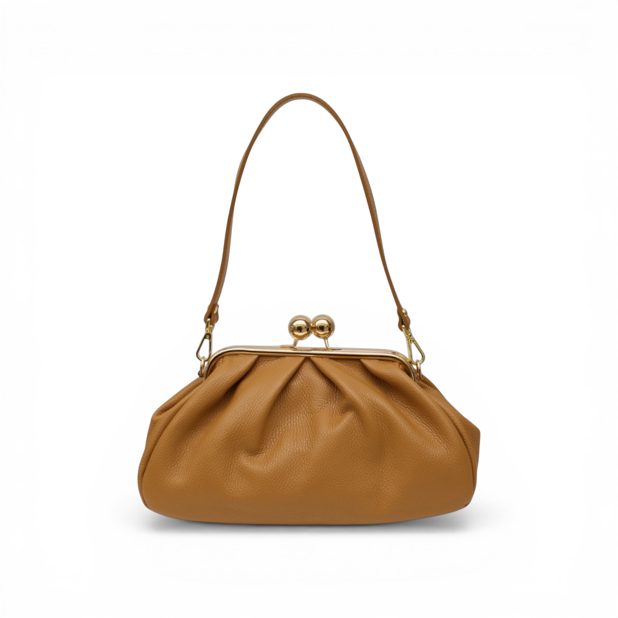 Torebka Skórzana Elira Ruda Klasyczna Elegancja