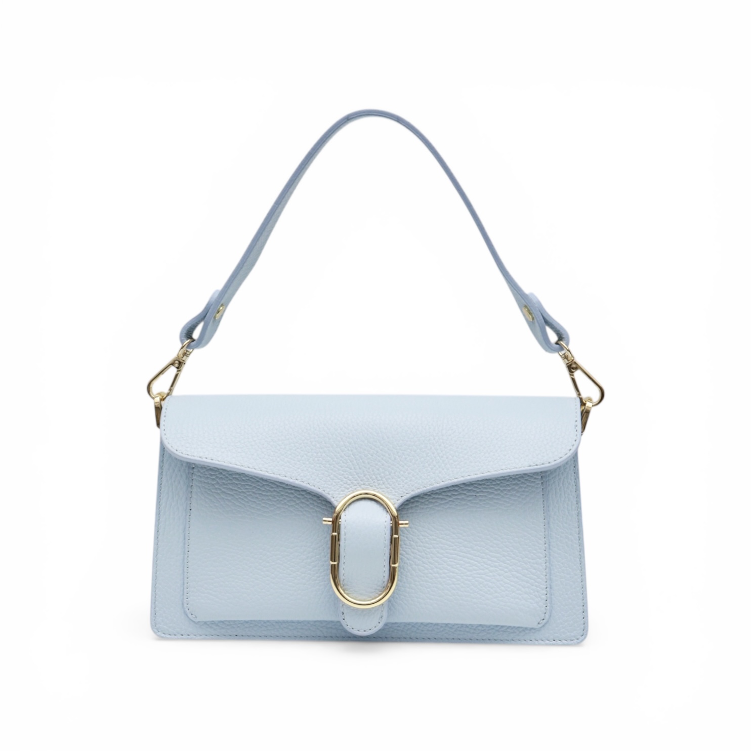 Torebka Damska skóra naturalna Arya Błękitna