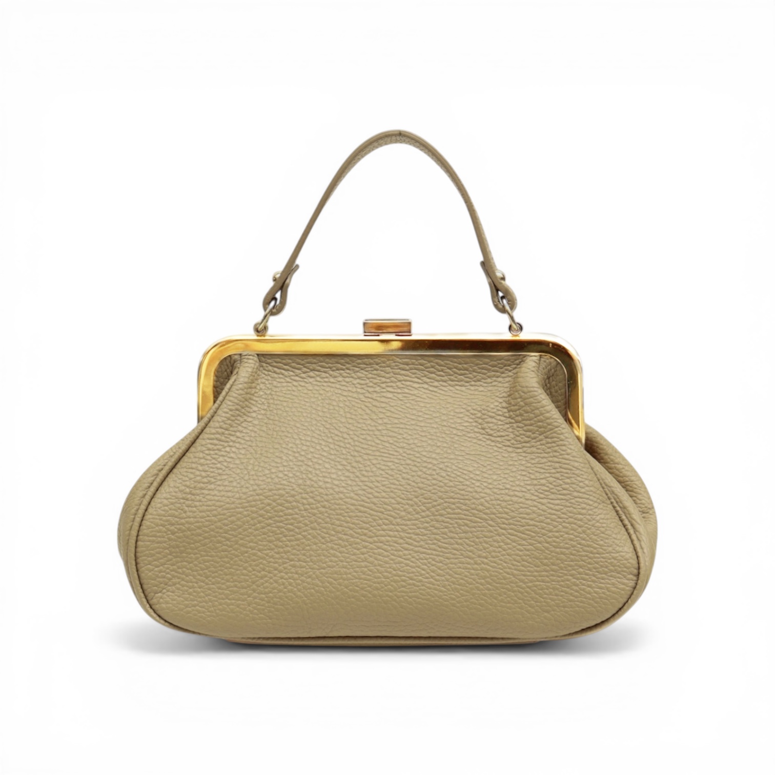 Torebka Damska listonoszka, skóra naturalna Evelia Beżowa