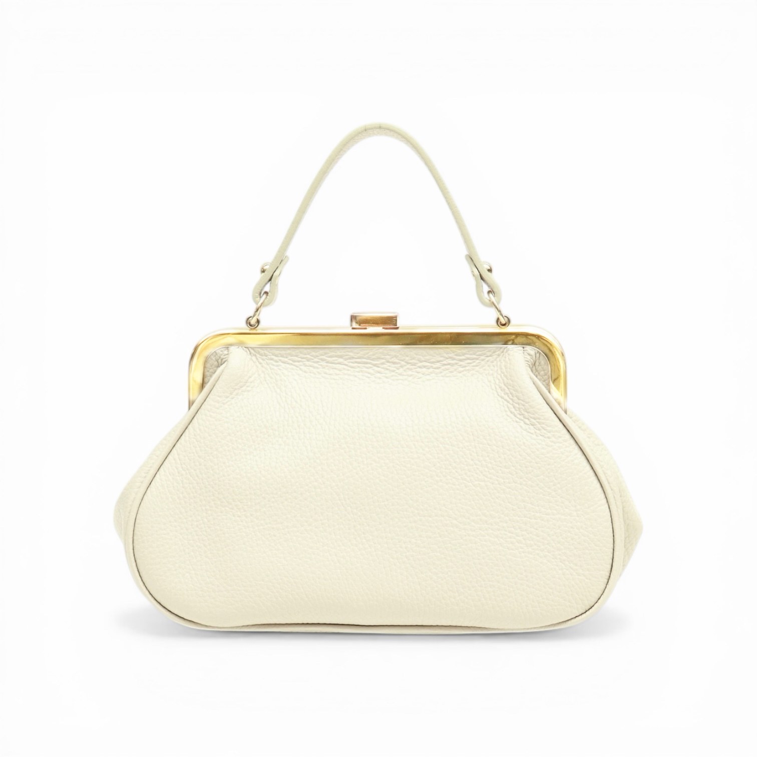 Torebka Damska listonoszka, skóra naturalna Evelia Ecru