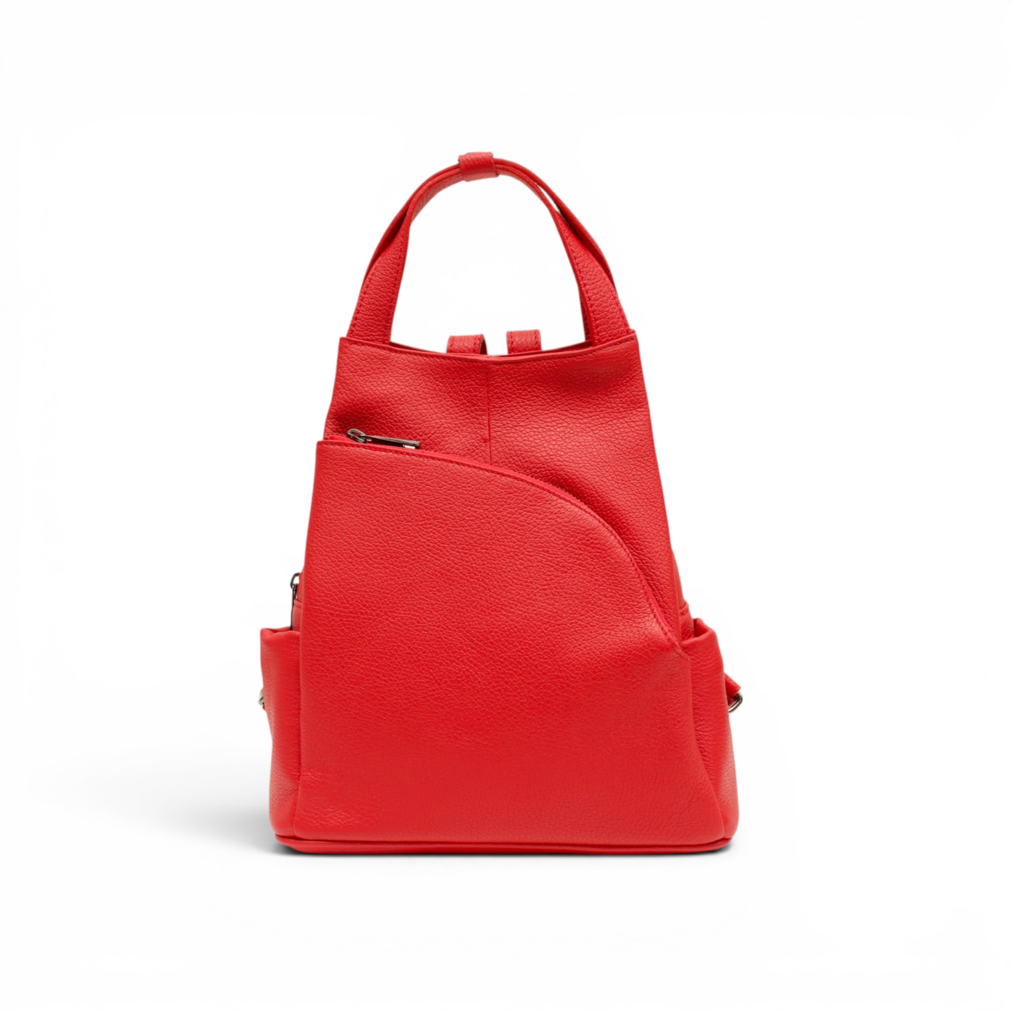 Plecak Damski skóra naturalna Giusto Czerwony