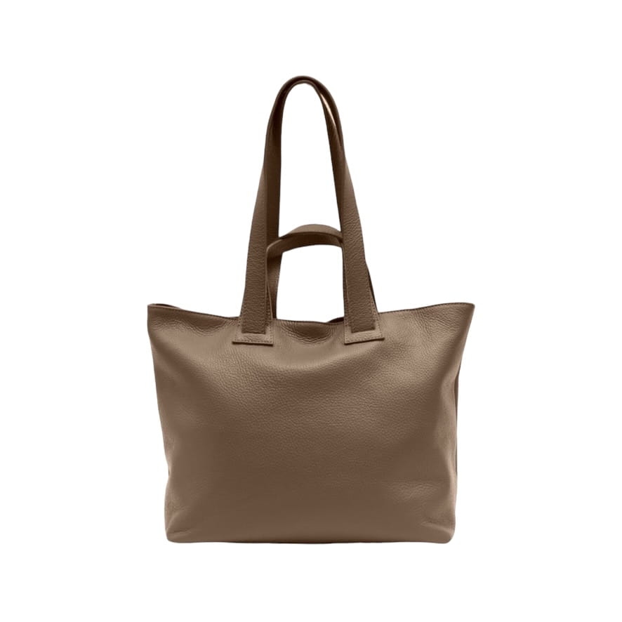 Torebka Damska Shopper, skóra naturalna Veronica Cappuccino